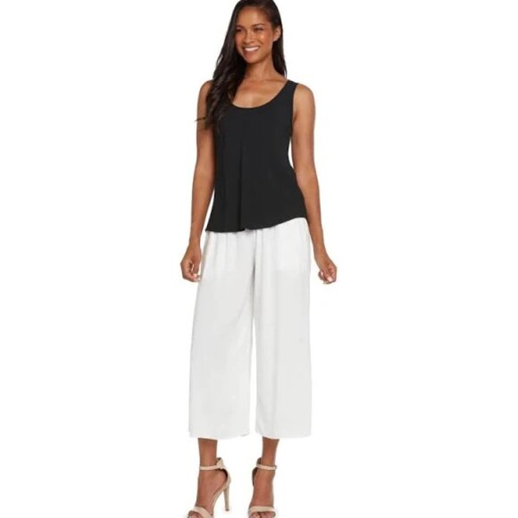 Jams World NWOT Wide Leg White Pants Sz Medium - Picture 1 of 5